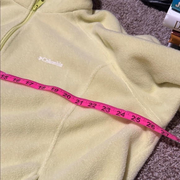 Columbia Benton Springs vibrant yellow fleece jacket (3X) - like new! - Picture 10 of 13